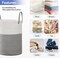 60L Laundry Hamper with Handles,Decorative Blanket Basket Tall Woven Rope Storage Basket for Dirty Clothes,Toys,Blankets in Living Room, Bathroom&Bedroom